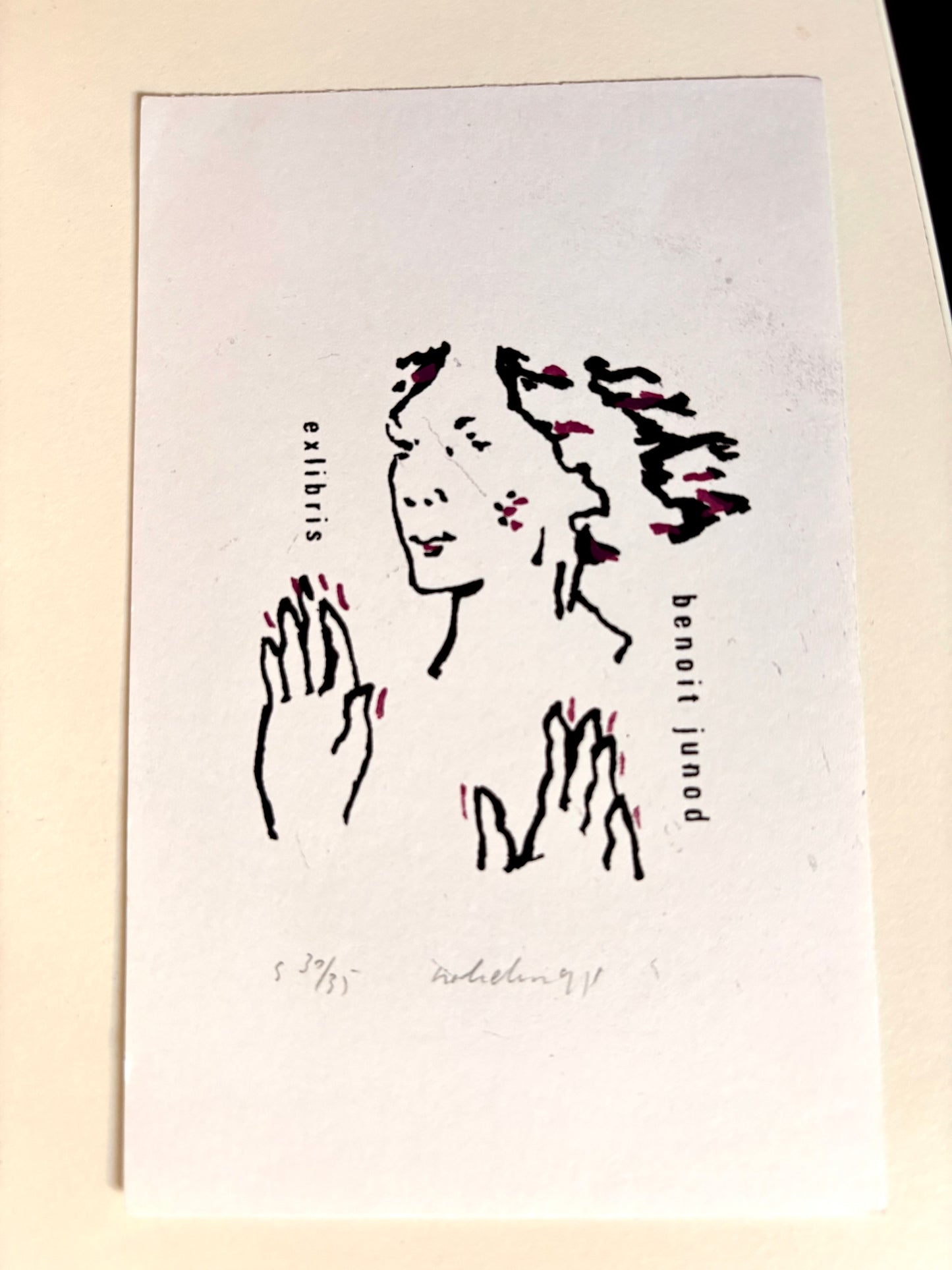 Ex-libris, Benoid Junod - Archived